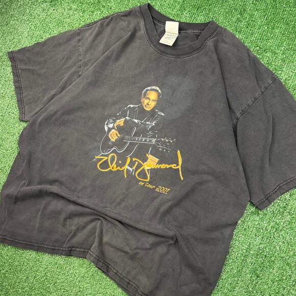 Vintage Neil Diamond 2001 Tour Shirt Size XL Band Tee 100% Cotton Y2K Graphic - Picture 1 of 10